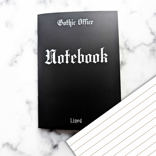 Gothic Lined Notebook