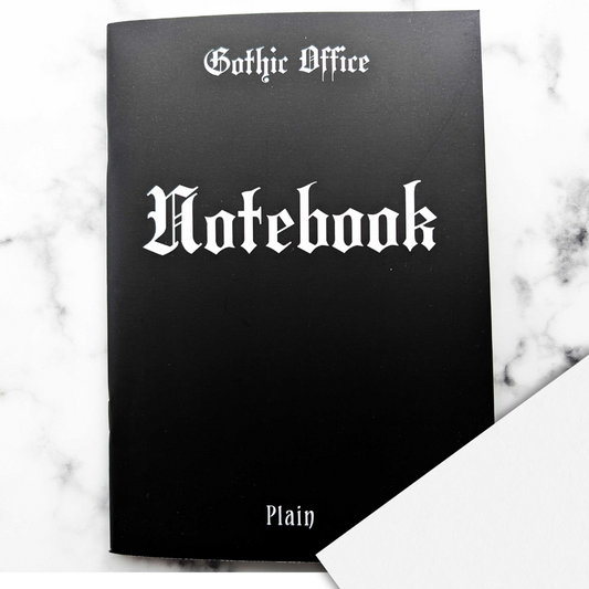 Gothic Plain Notebook